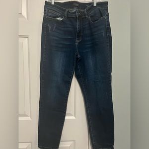 Judy Blue Slim Fit Sz 14W Slightly Distressed Jeans
